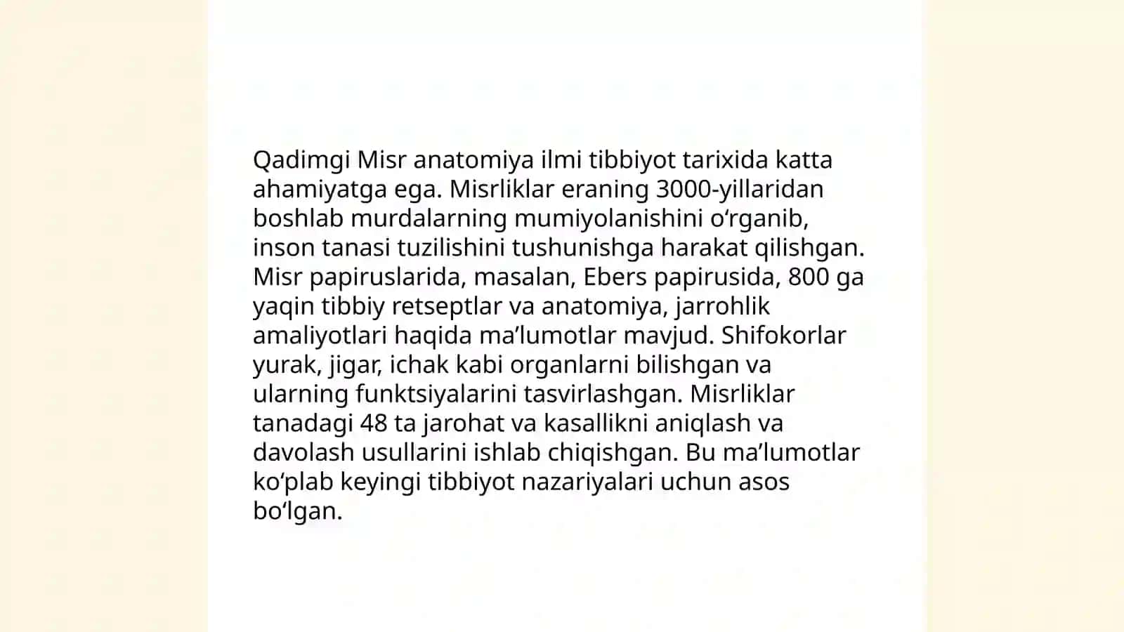 Anatomiya fanining qisqacha tarixiy ocherki 4