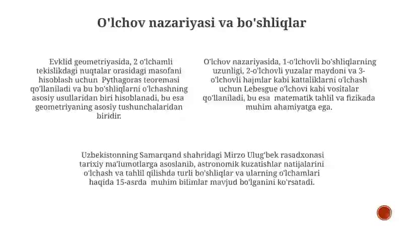 Fraktallar va bo'shliqlar 4