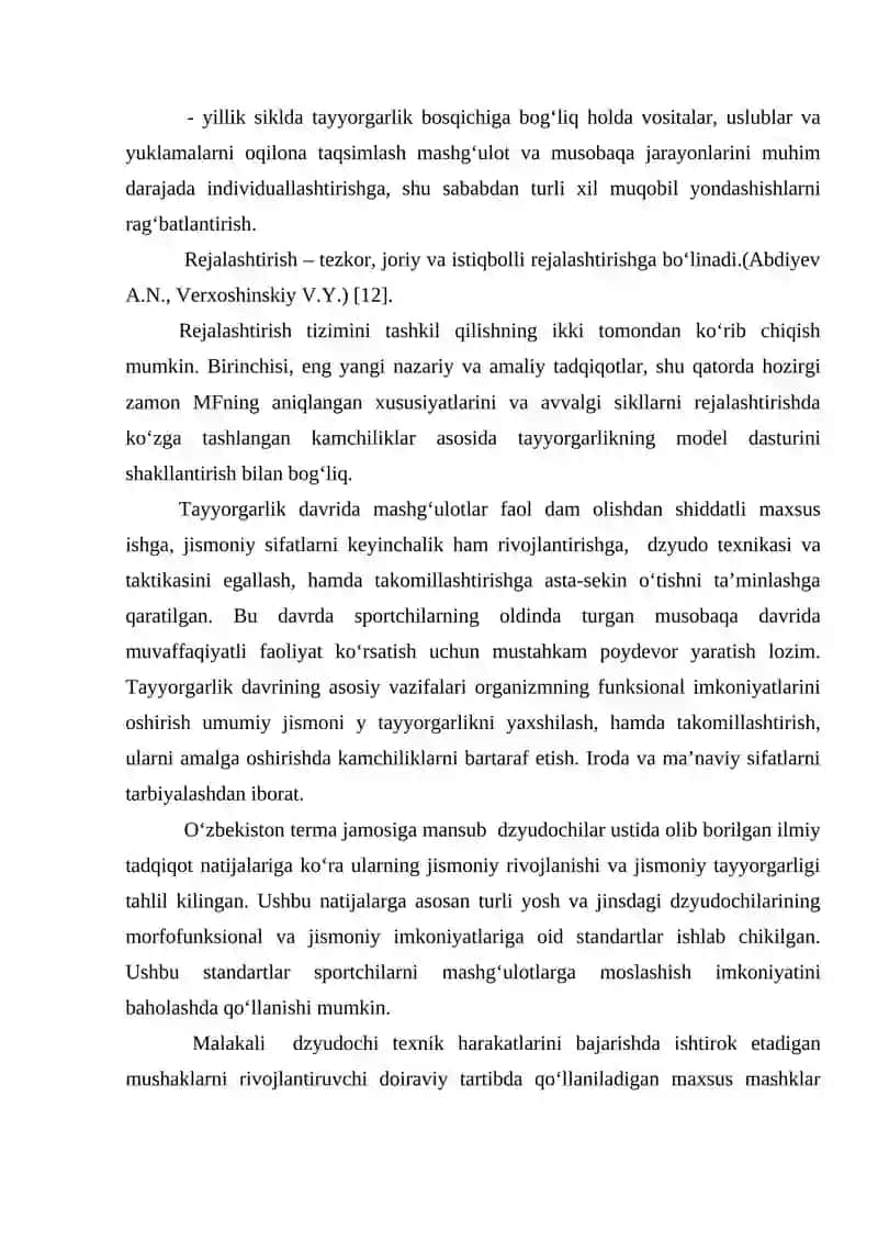 Dzyudo boʻyicha musobaqalarni tashkil qilish va o'tkazish ko'nikmalarini shakllantirish 4