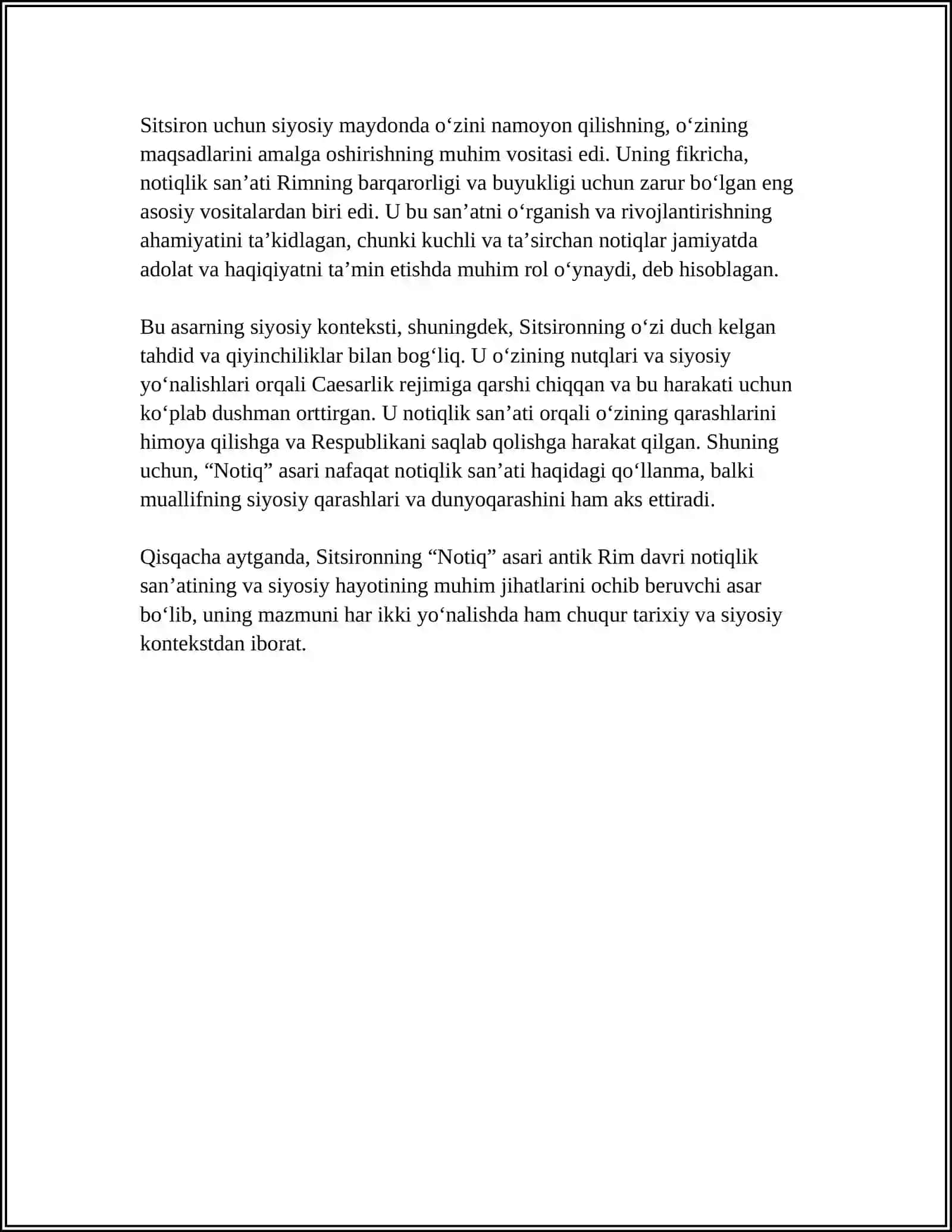 SITSERONNING "NOTIQ" VA "NOTIQLAR HAQIDA" ASARI 4