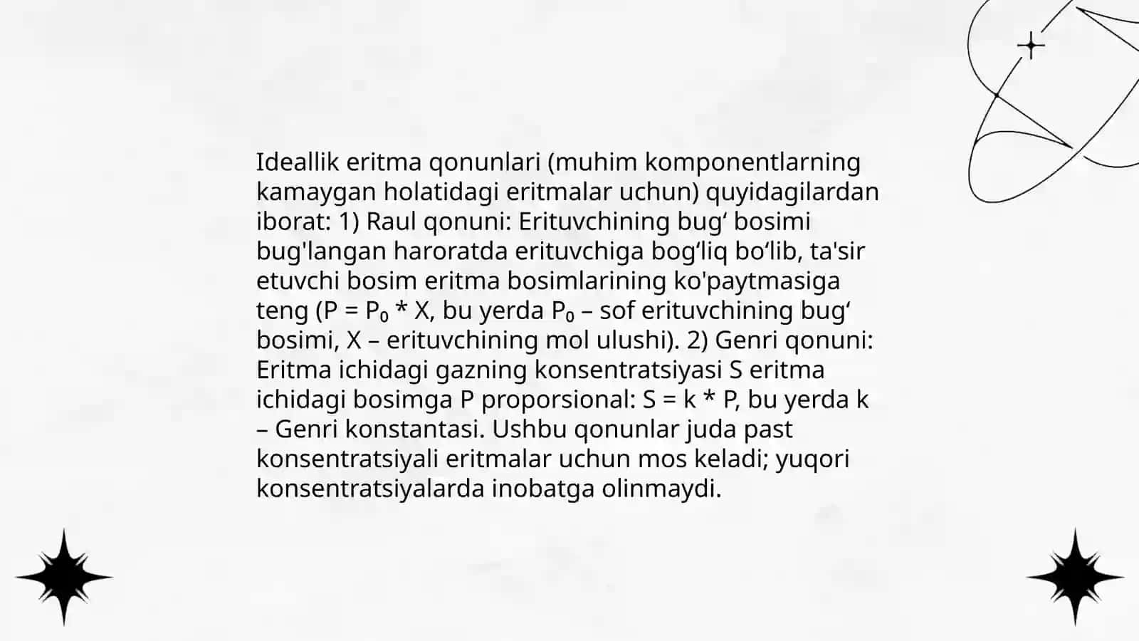 Ideal va real eritmalar 4