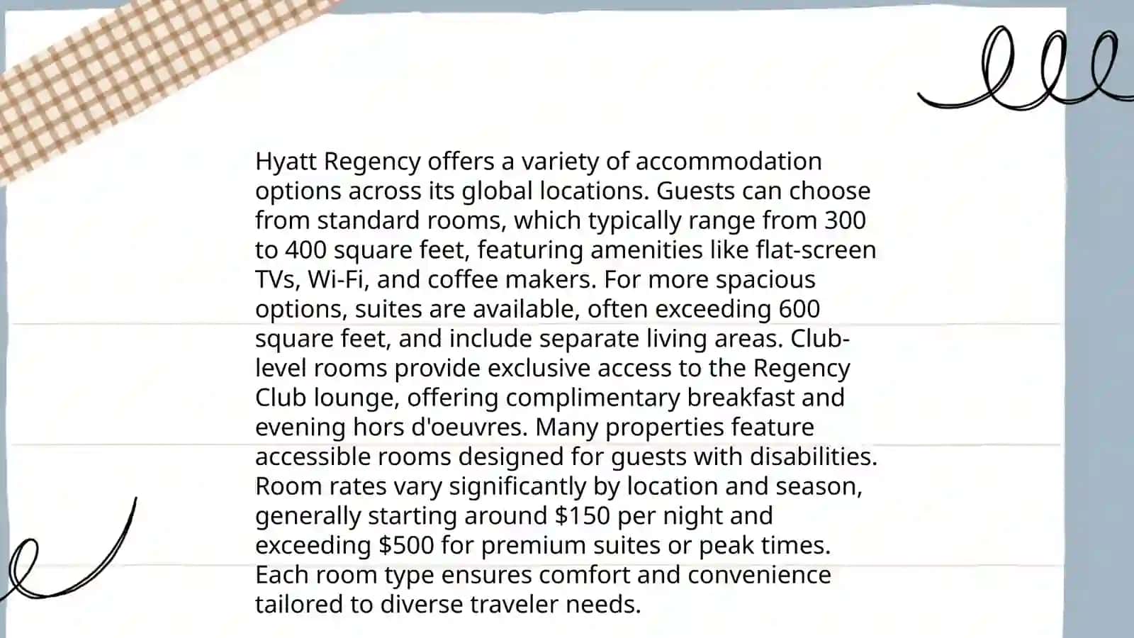 Hyatt Regency Hotels 4