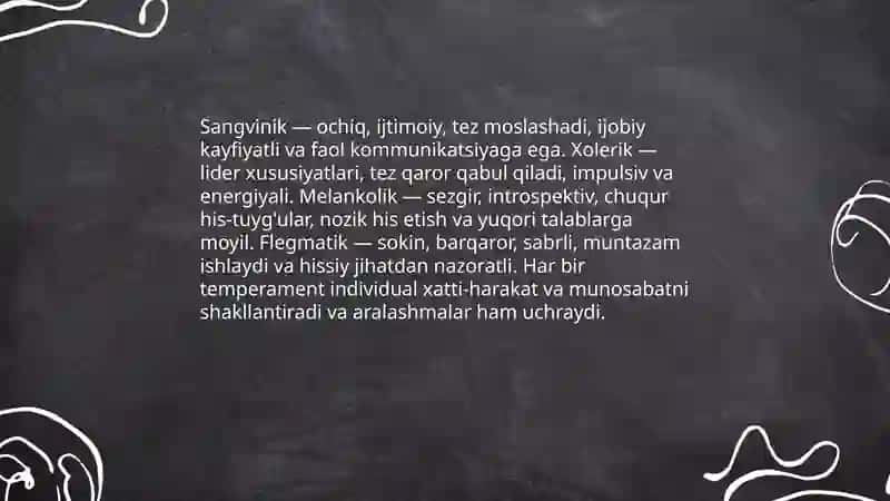 Temperament 4