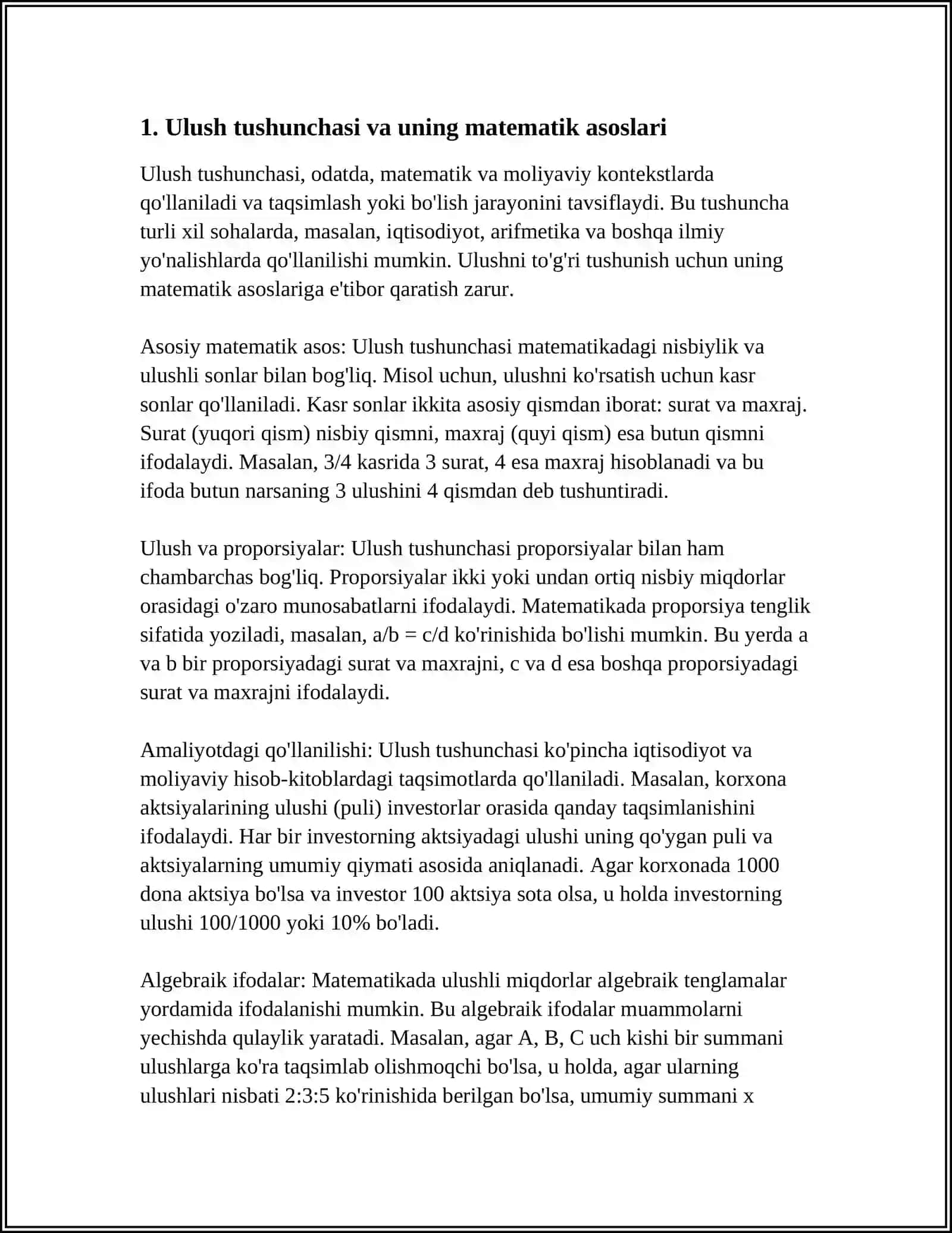 BUTUNNINGULUSHI.BUTUNNINGULUSHINITOPISH.ULUSHGA KO‘RA BUTUNNITOPISH 4