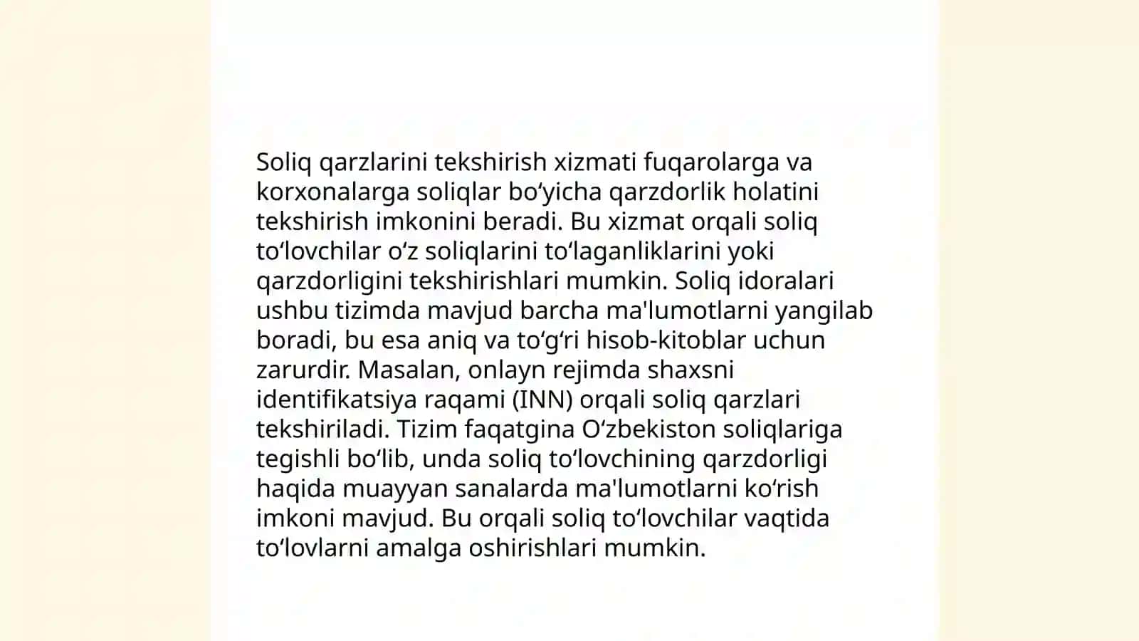 Soliq deklaratsiyalarini onlayn topshirish 4