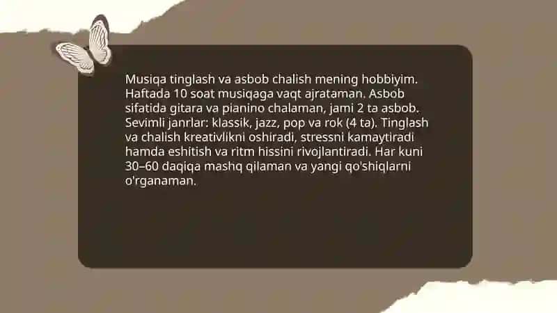 Mening hobbiyim 4