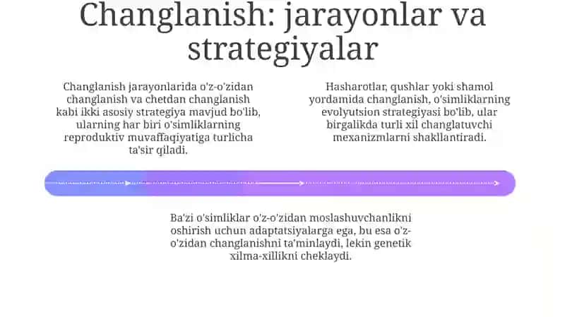 Changlanish biologiyasi va qósh urugʻlanish jarayoni 4