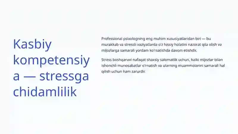 Psixologiyada Kasbiy Kompetensiya: Shaxsiy va Kasbiy Rivojlanish Kaliti 4