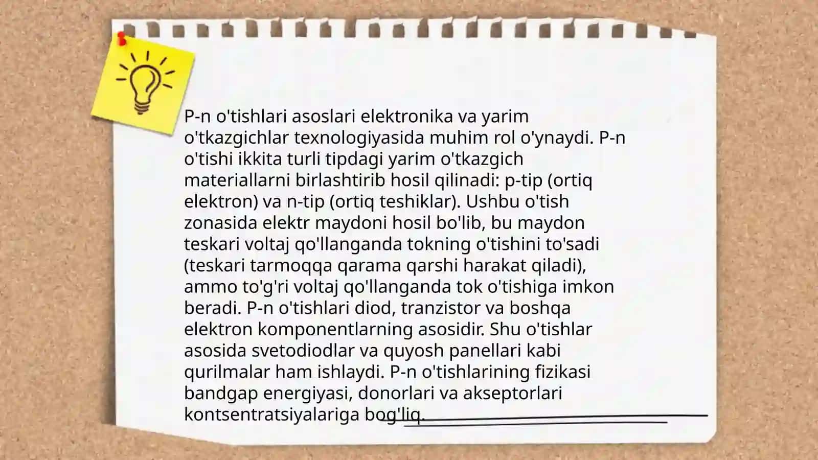 Yarim oʻtkazgichli diodlar haqida 4