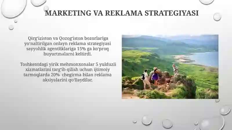 Turizm sohasida tashliliy tuzilma va boshqaruv usullari 4