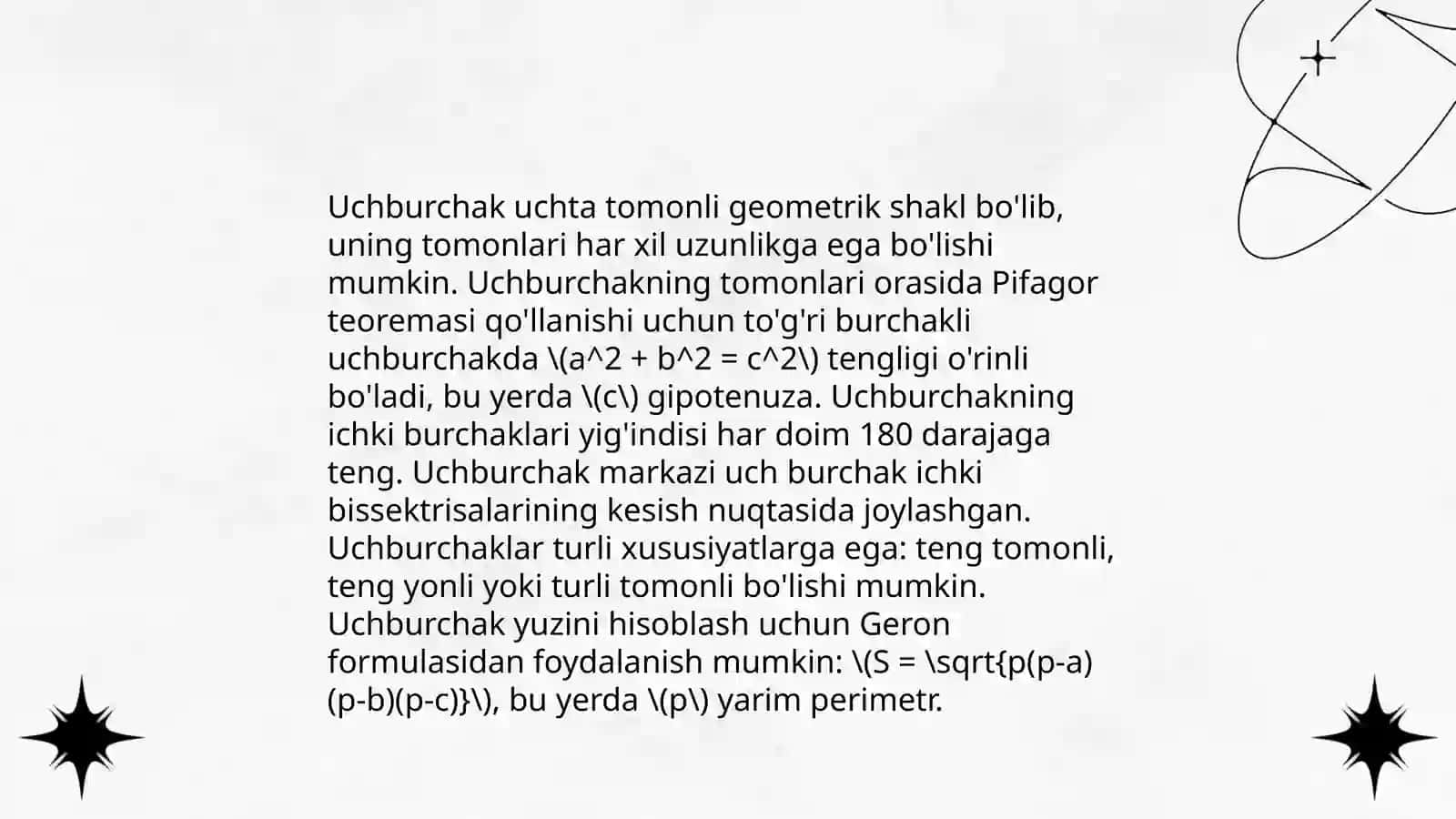 Uchburchak Tushunchasi 4