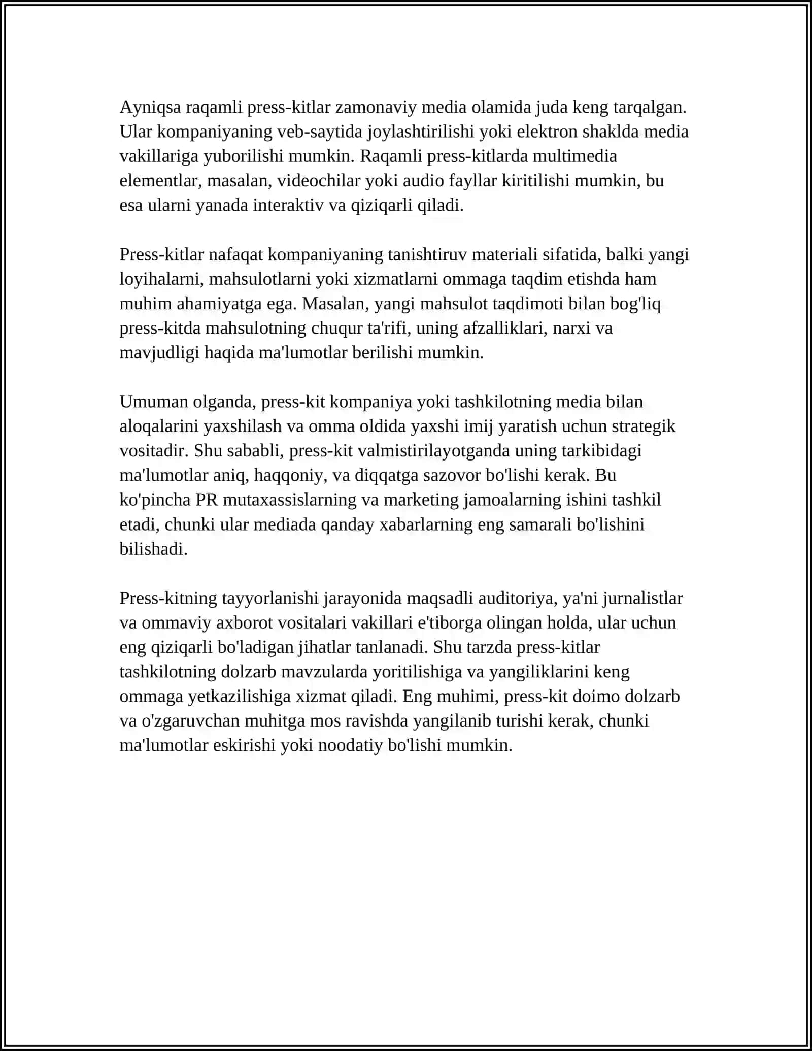 PRESS KIT 4