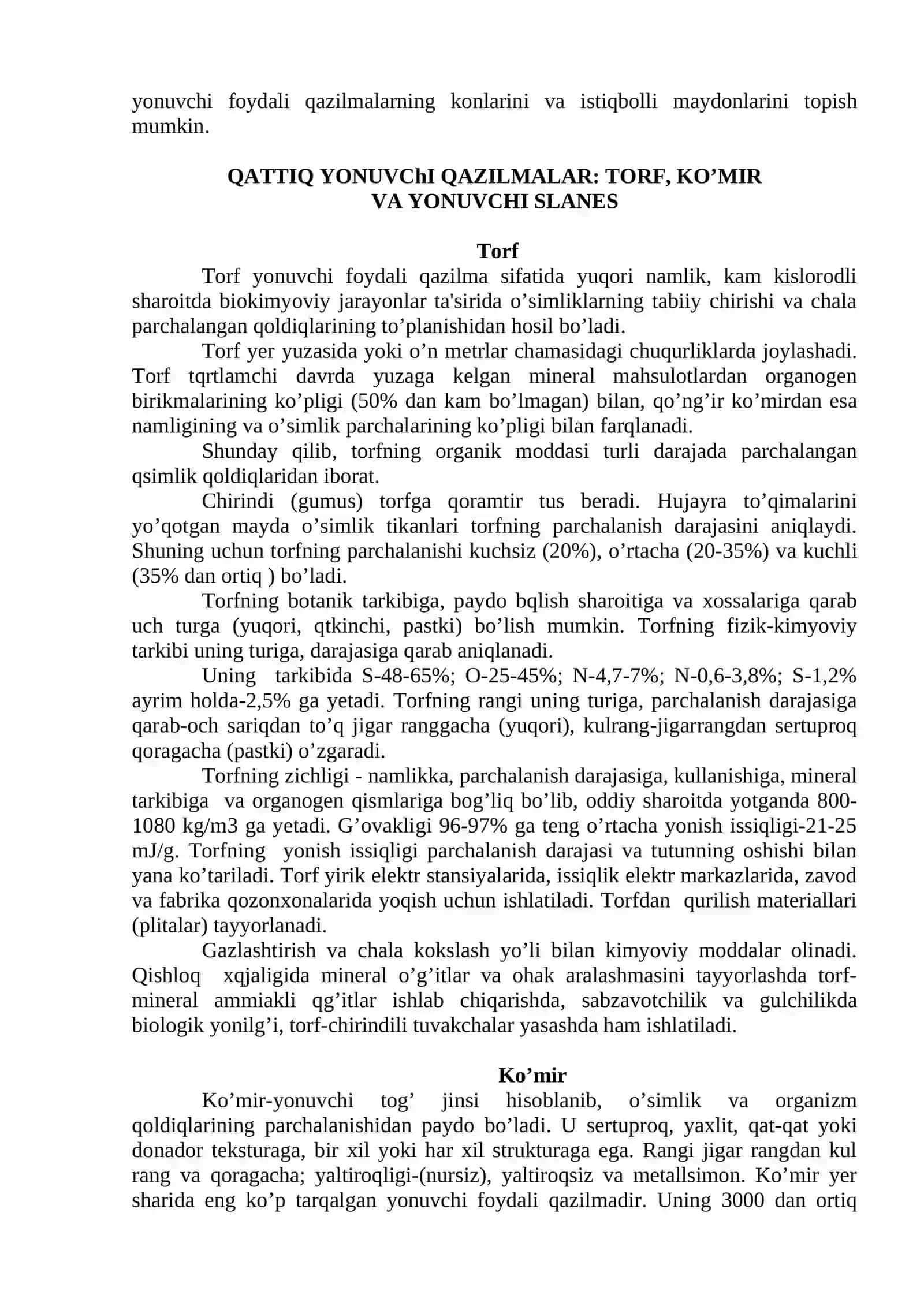 FOYDALI QAZILMALAR TO’G’RISIDA UMUMIY MA’LUMOTLAR 4