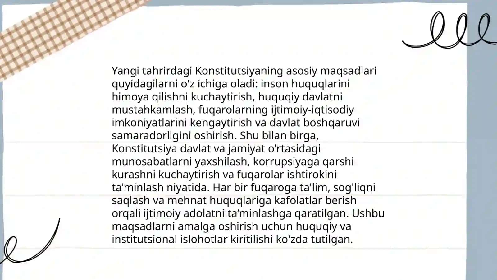 Oʻzbekiston Respublikasi Konstitutsiyasining qabul qilinishi 4