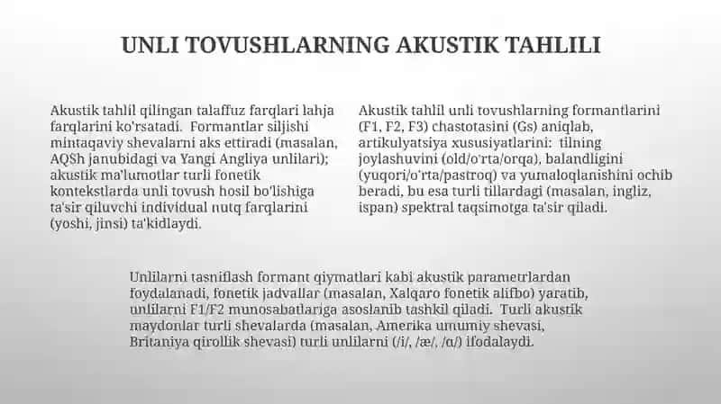 Undosh tovushlar tasnifi, tahlili va talaffuzi 4
