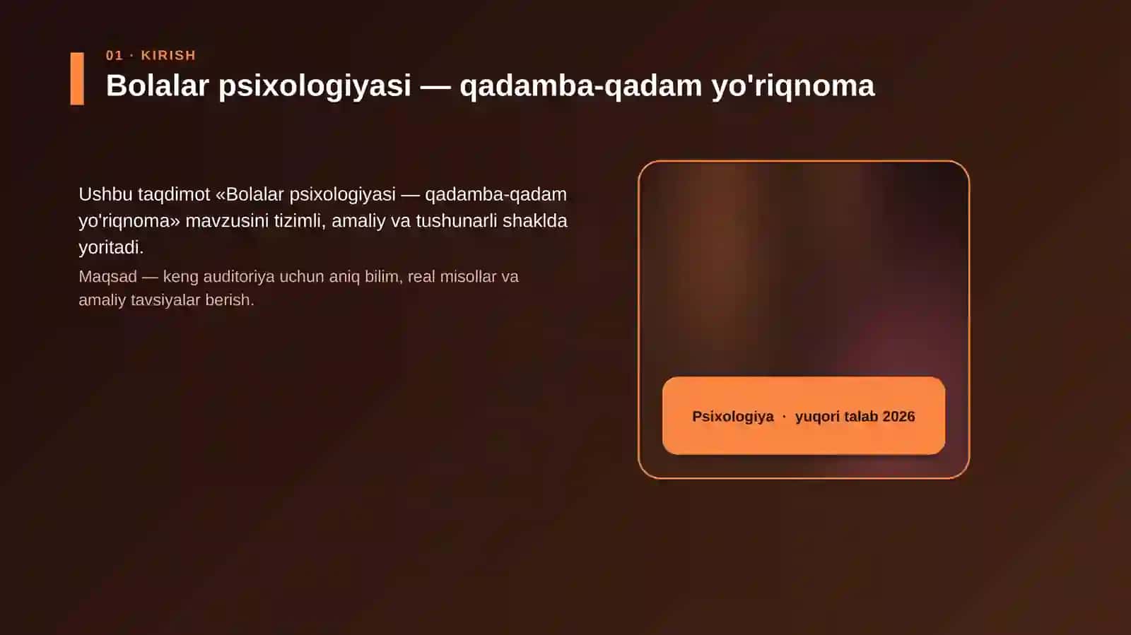 Bolalar psixologiyasi — qadamba-qadam yo'riqnoma 4