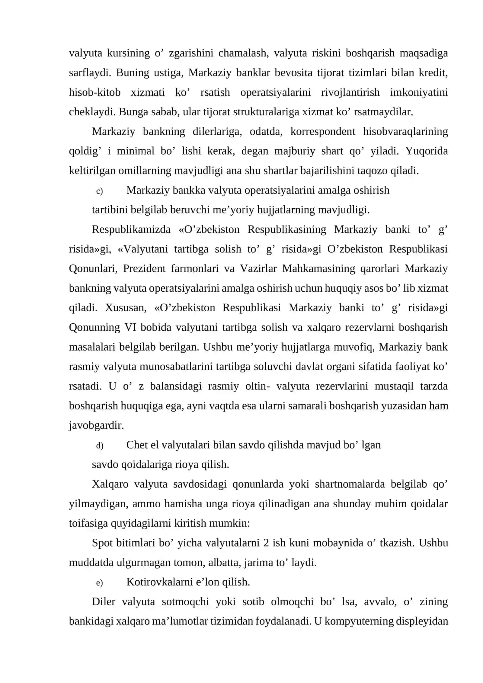 Markaziy bankning valyuta siyosati 4