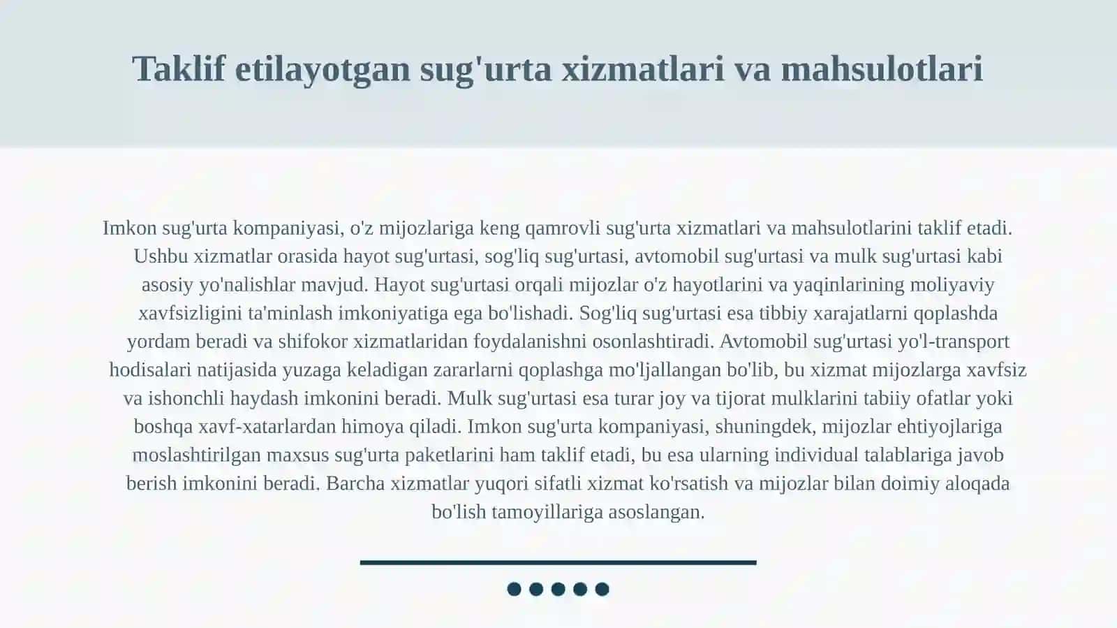 Imkon sug'urta haqida 4