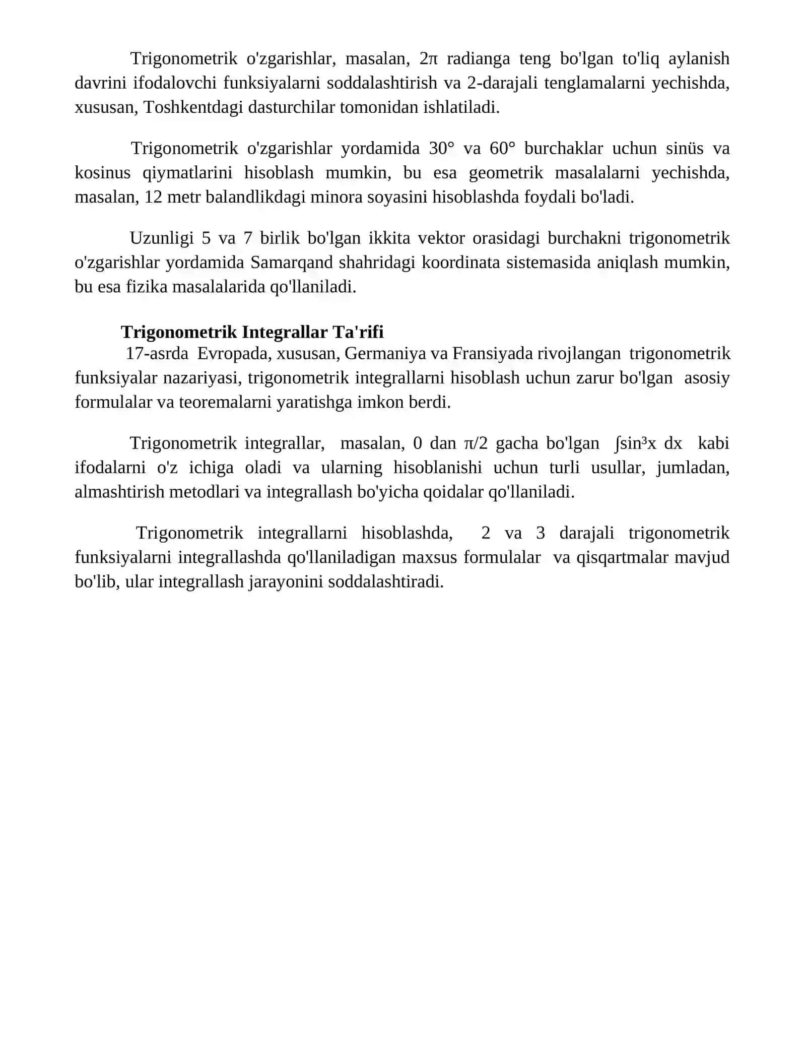 Trigonometrik integral 4