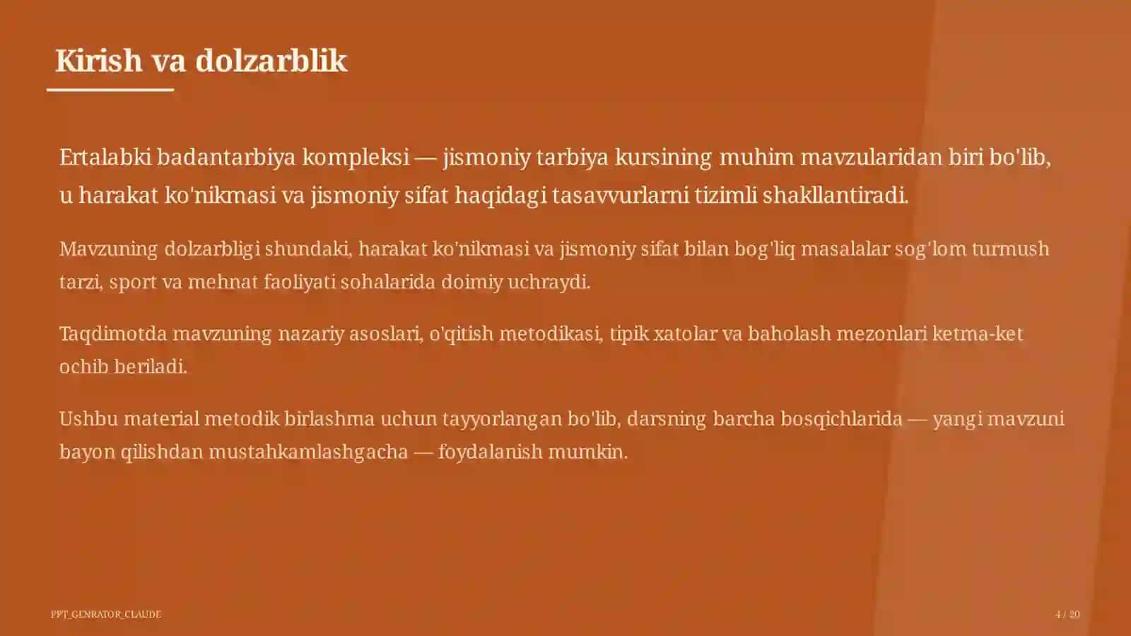Ertalabki badantarbiya kompleksi (1-sinf) 4