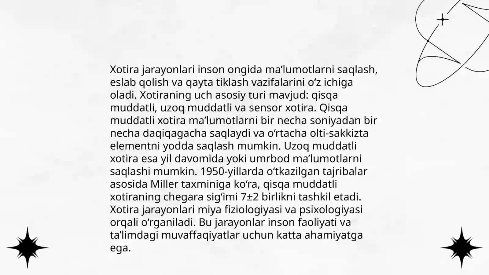 Xotira mavzusi 4
