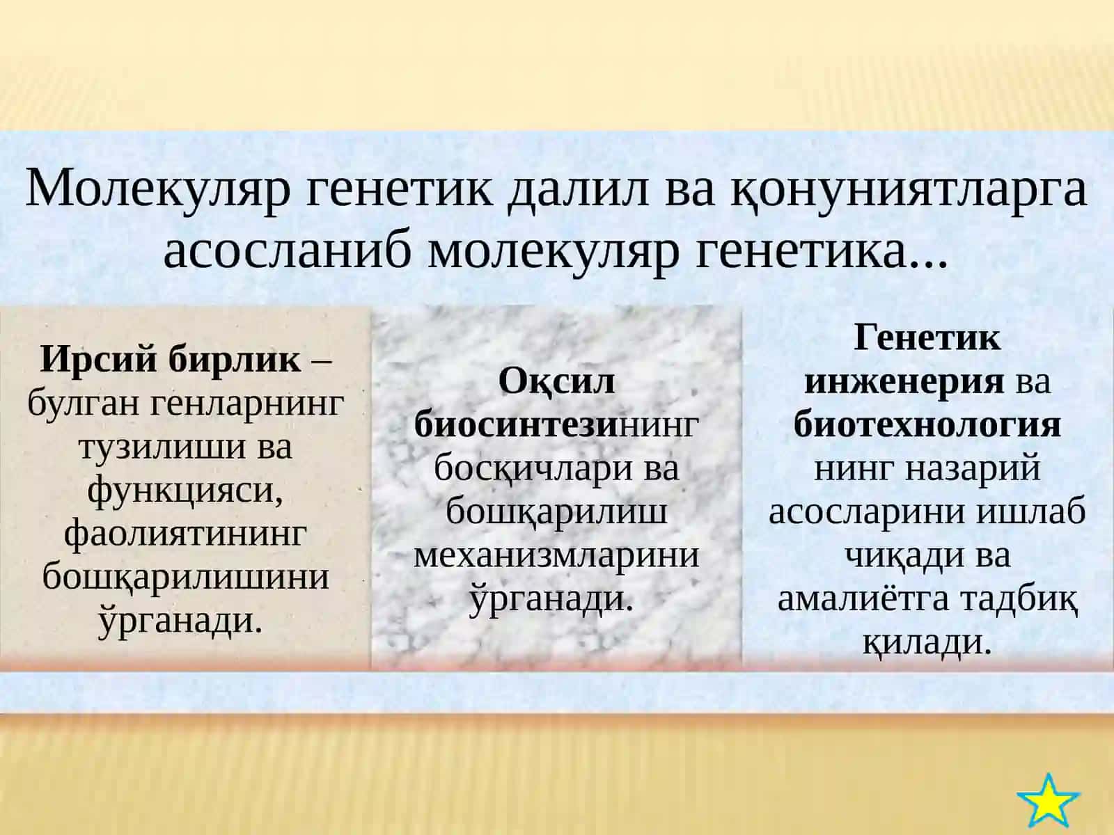 Молекуляр генетика 4