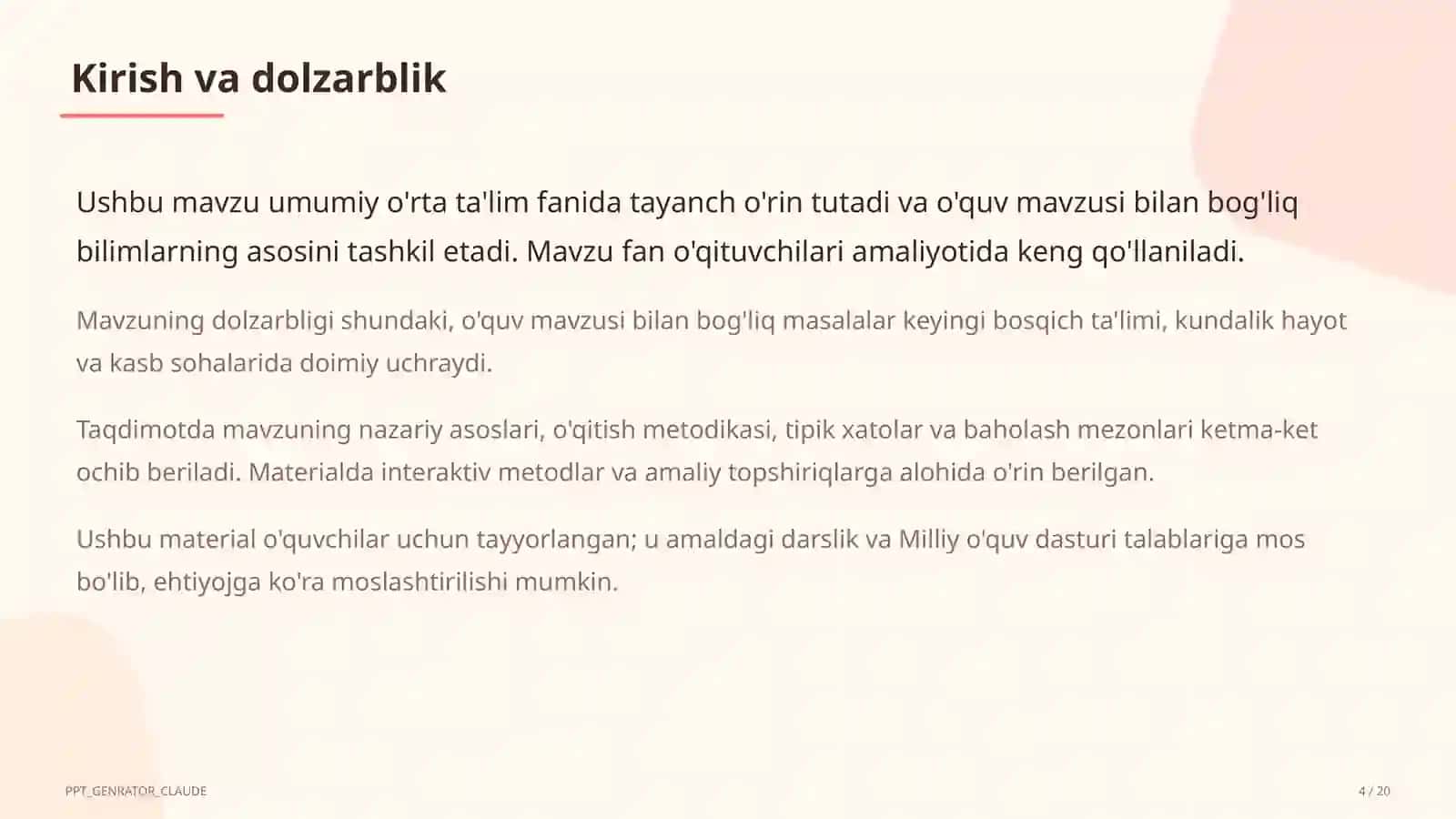 Dolzarb mavzular 4