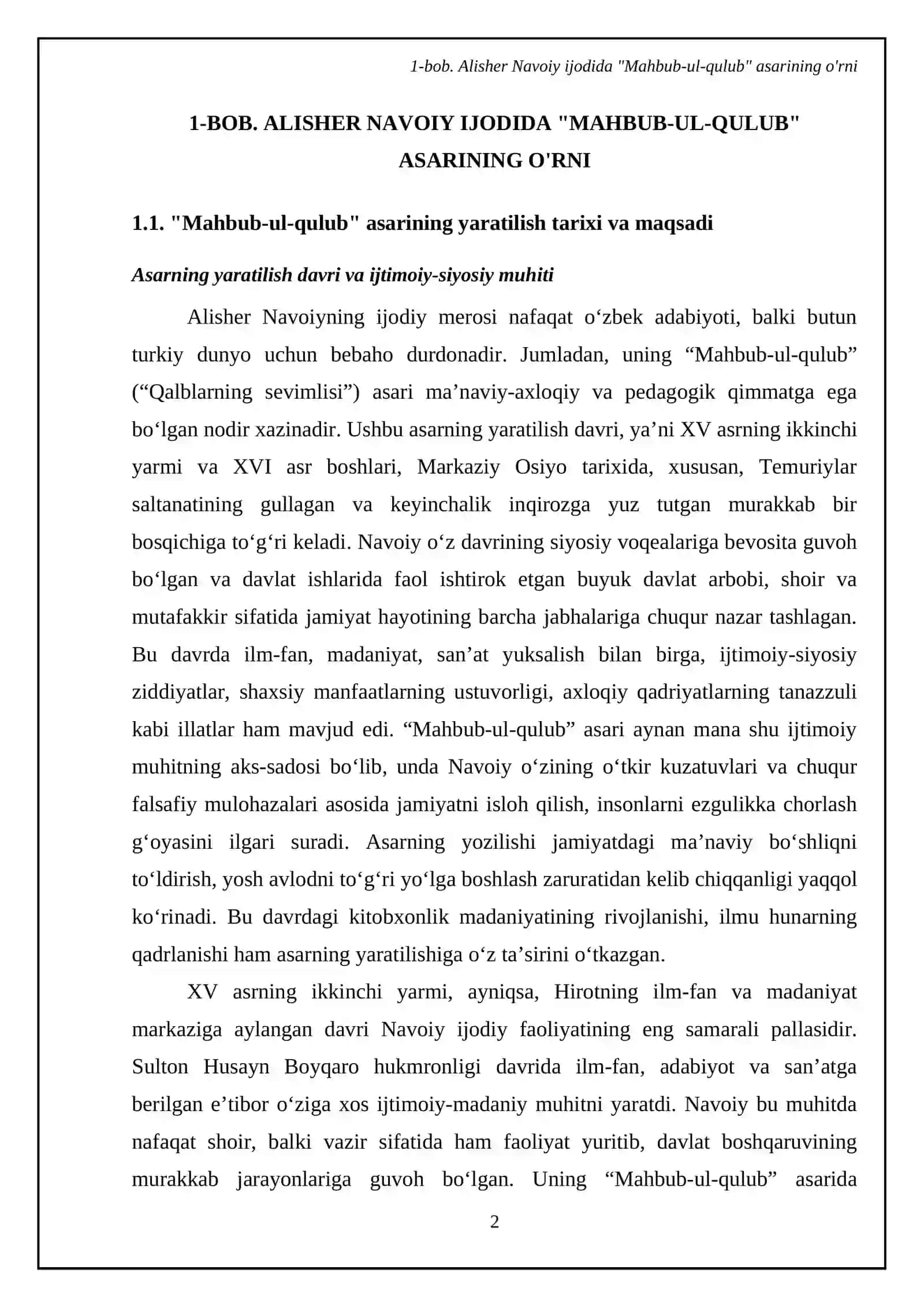 Alisher Navoiyning "Mahbub-ul-qulub" asarining pedagogik tahlili 4