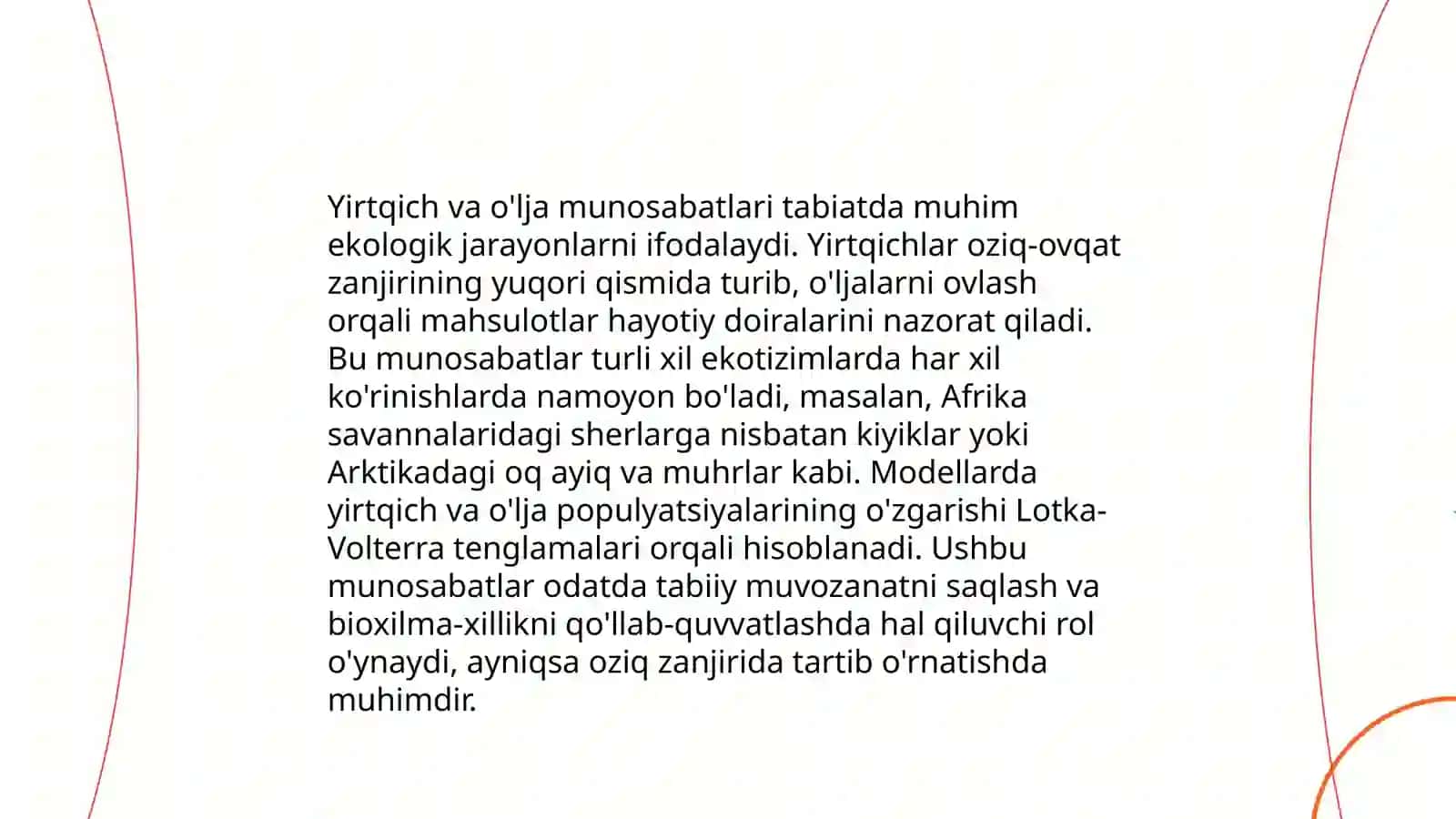 Hayvonlar jamoalarining o‘zaro munosabati:Turlararo munosabatlar va ularning etologiyasi 4