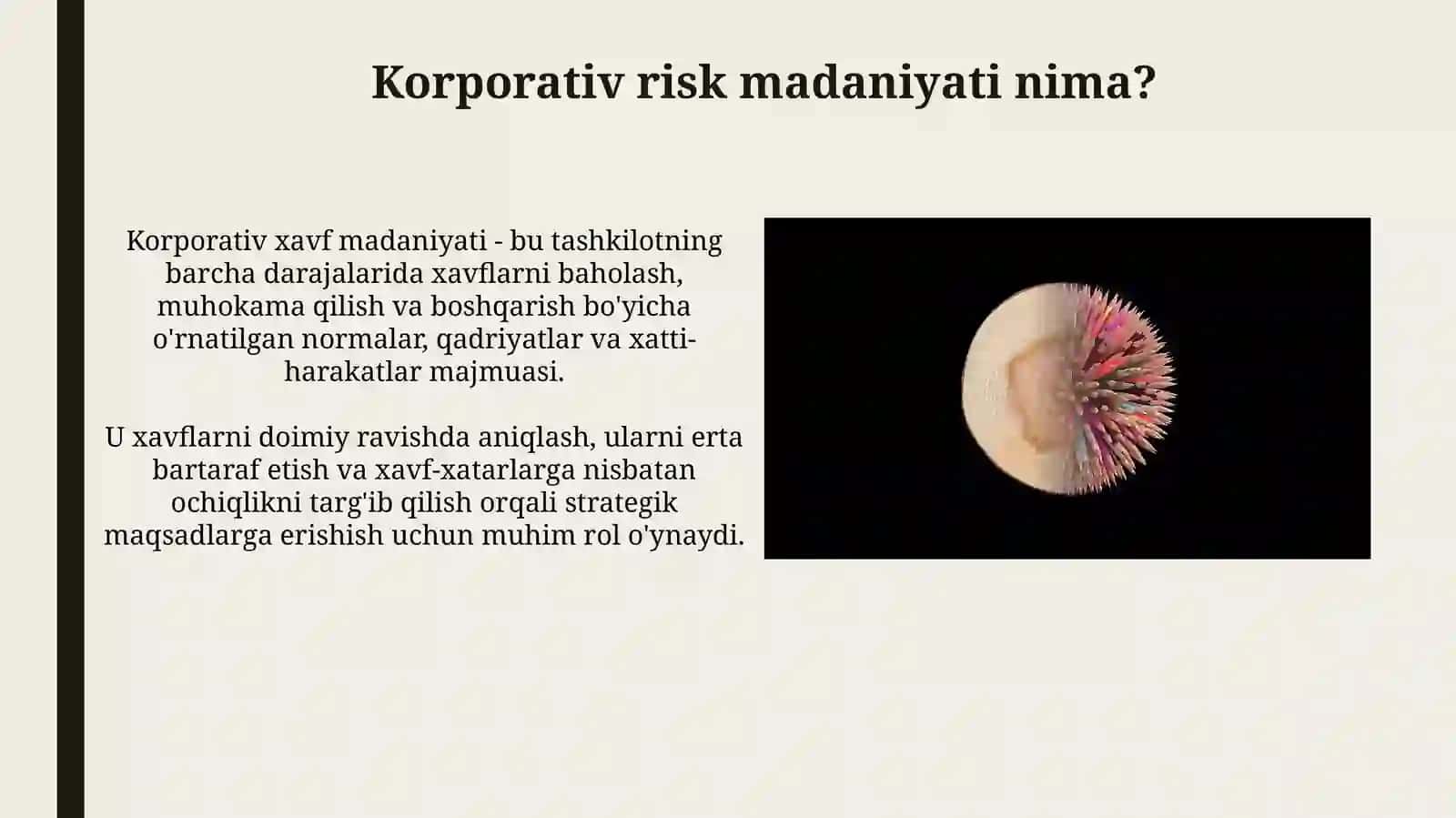 Xatarlarni boshqarish madaniyatiga 4