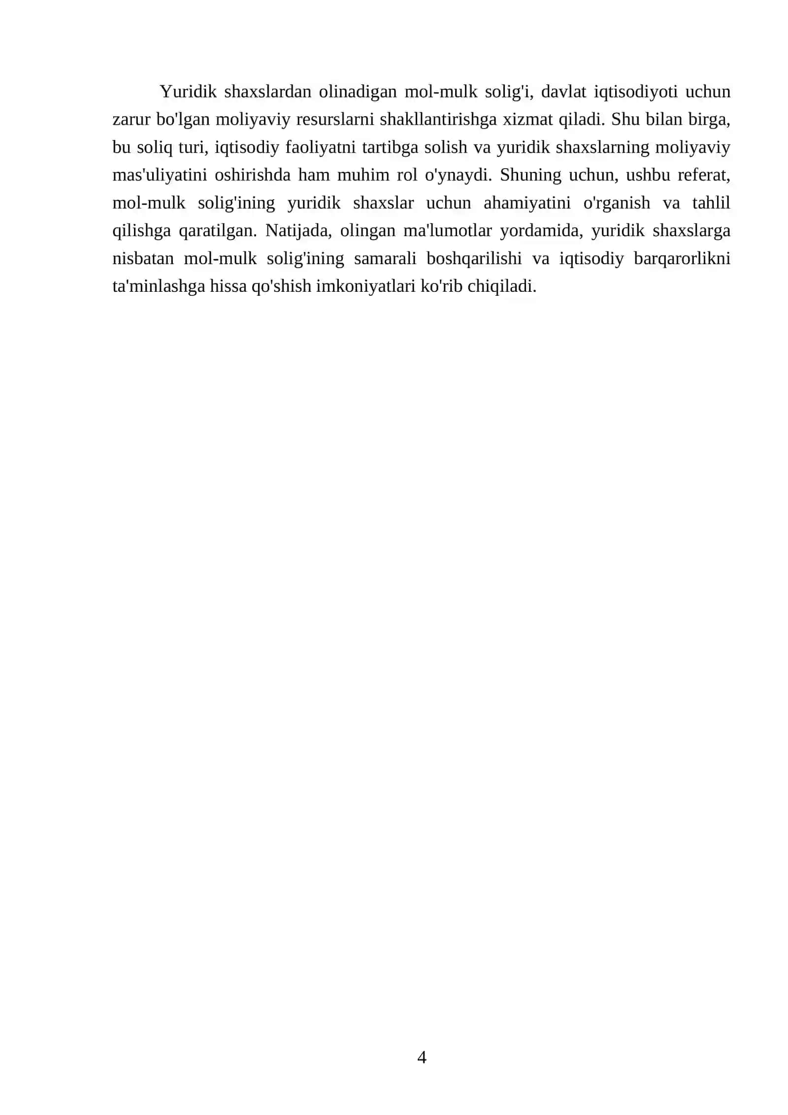 Yuridik shaxslardan olinadigan mol-mulk solig'i 4