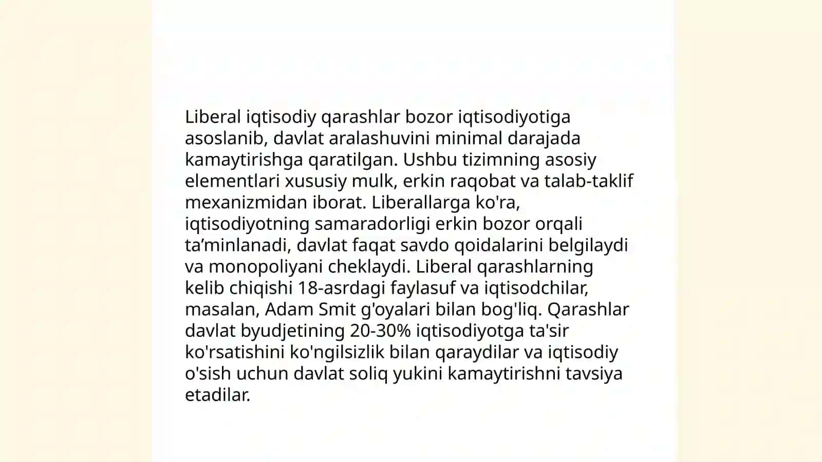 Bekzod va Azizning Iqtisodiy talimotlar tarihi fanidan prezentatsiyasi 4