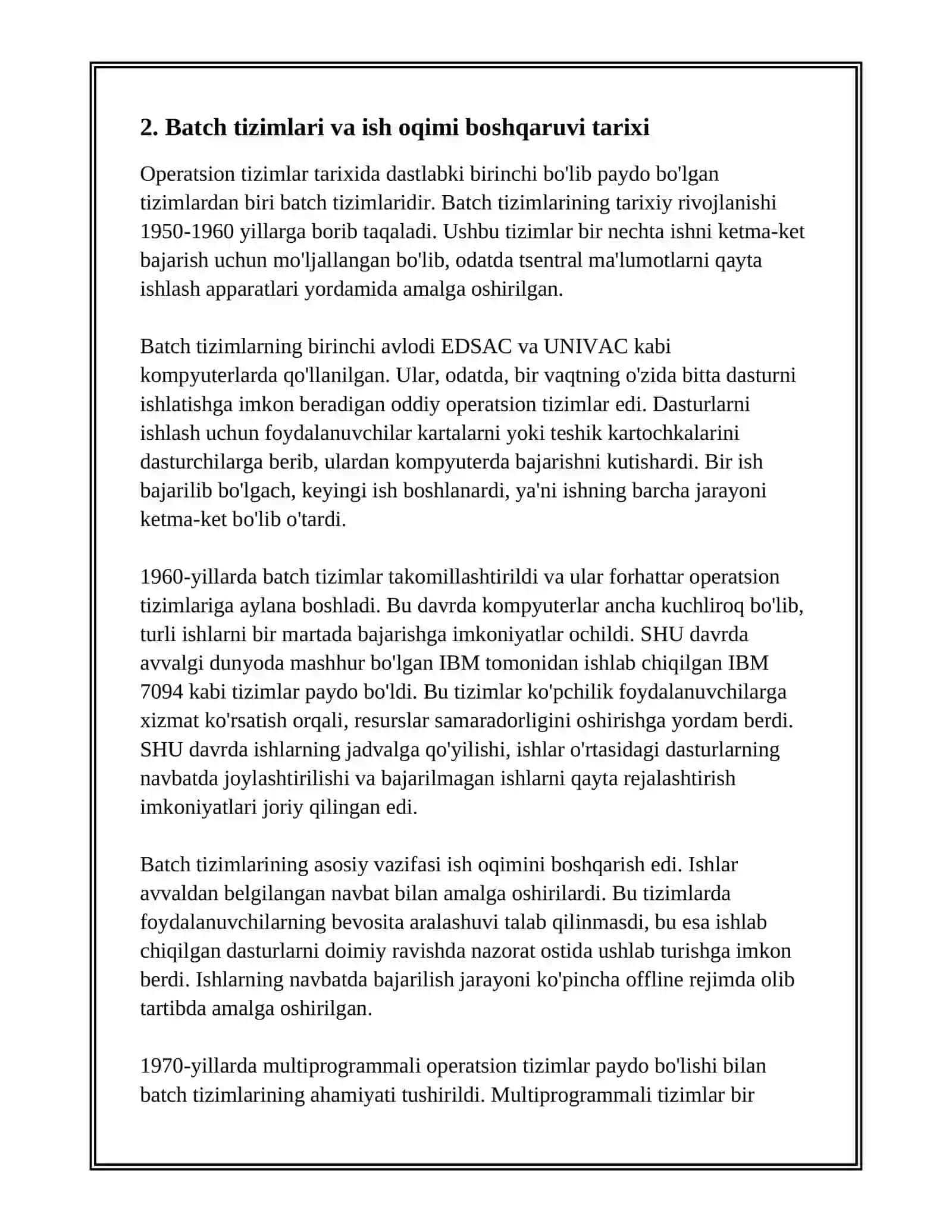 Operatsion tizimlarning tarixi 4