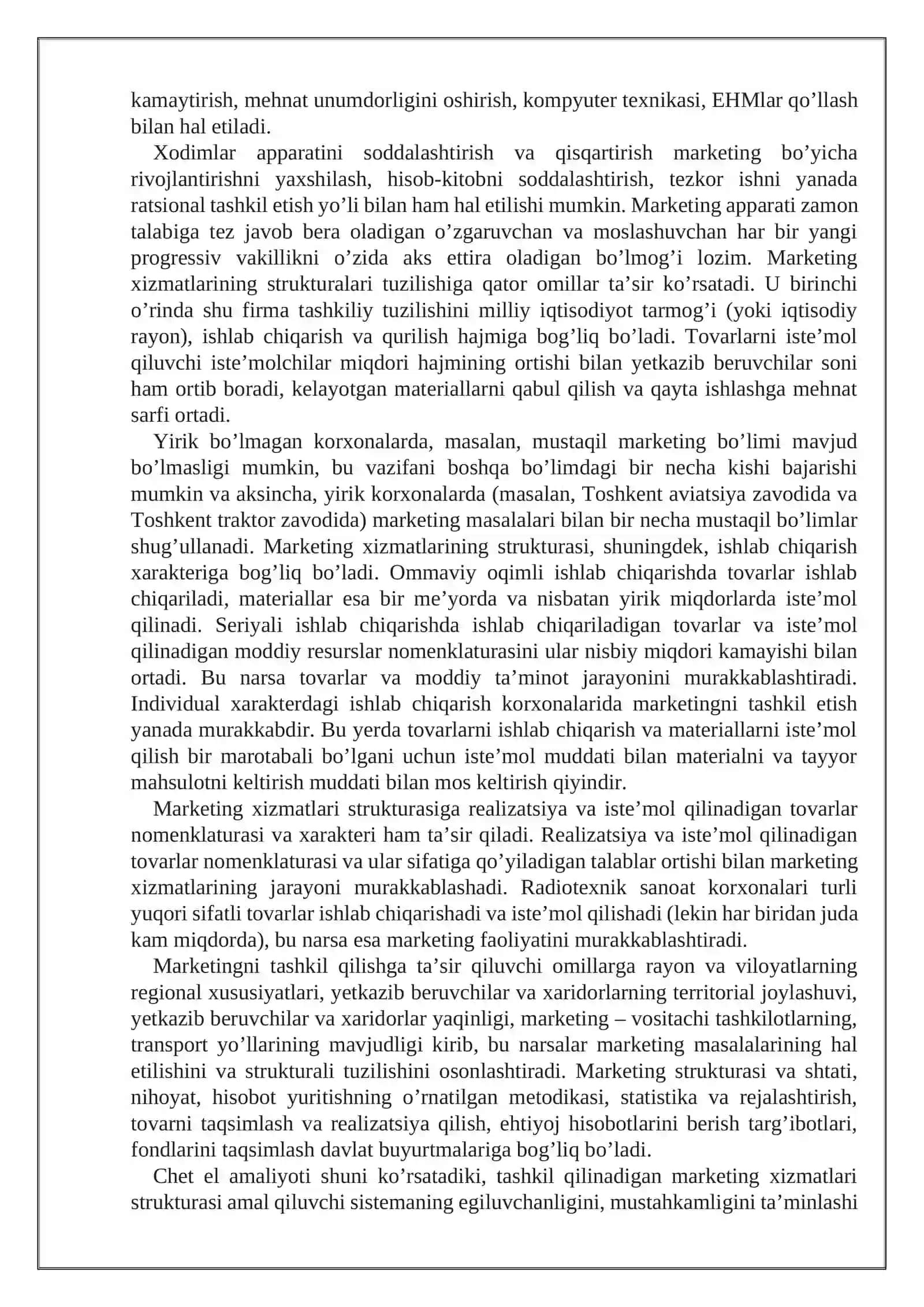 Marketingni tashkil etish tizimi 4