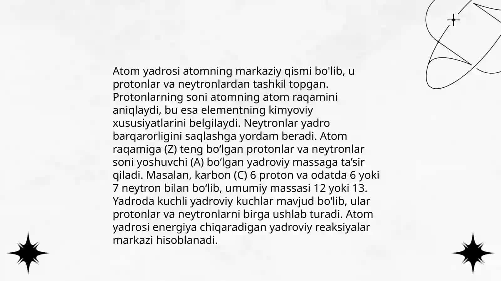 Atom Odatlari 4
