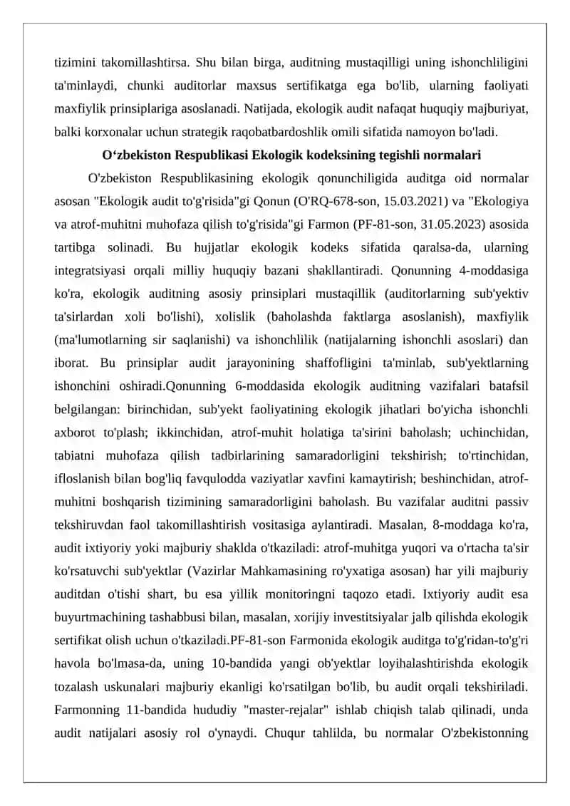 Ekologik audit 4