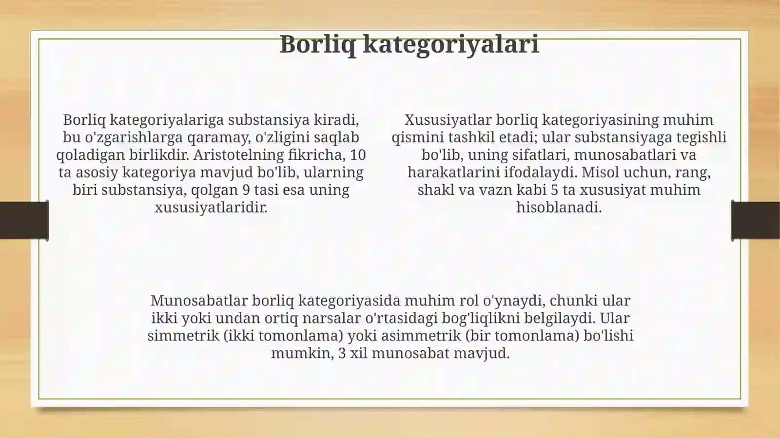 Borliqfalsafasi (Ontologiya) 4