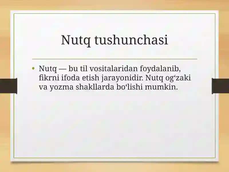 Til va nutq 4