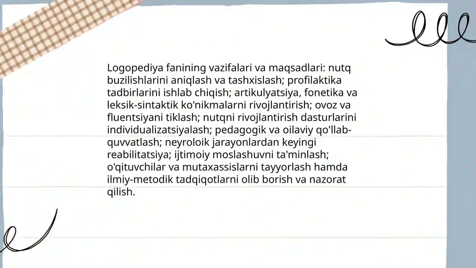 Logopediya fanining predmeti va vazifalari 4