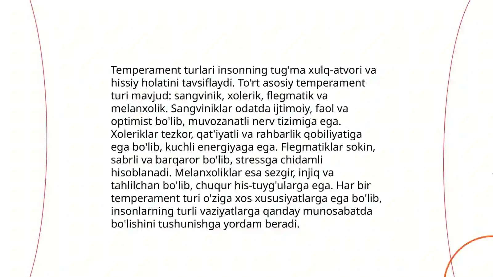 Temperament 4
