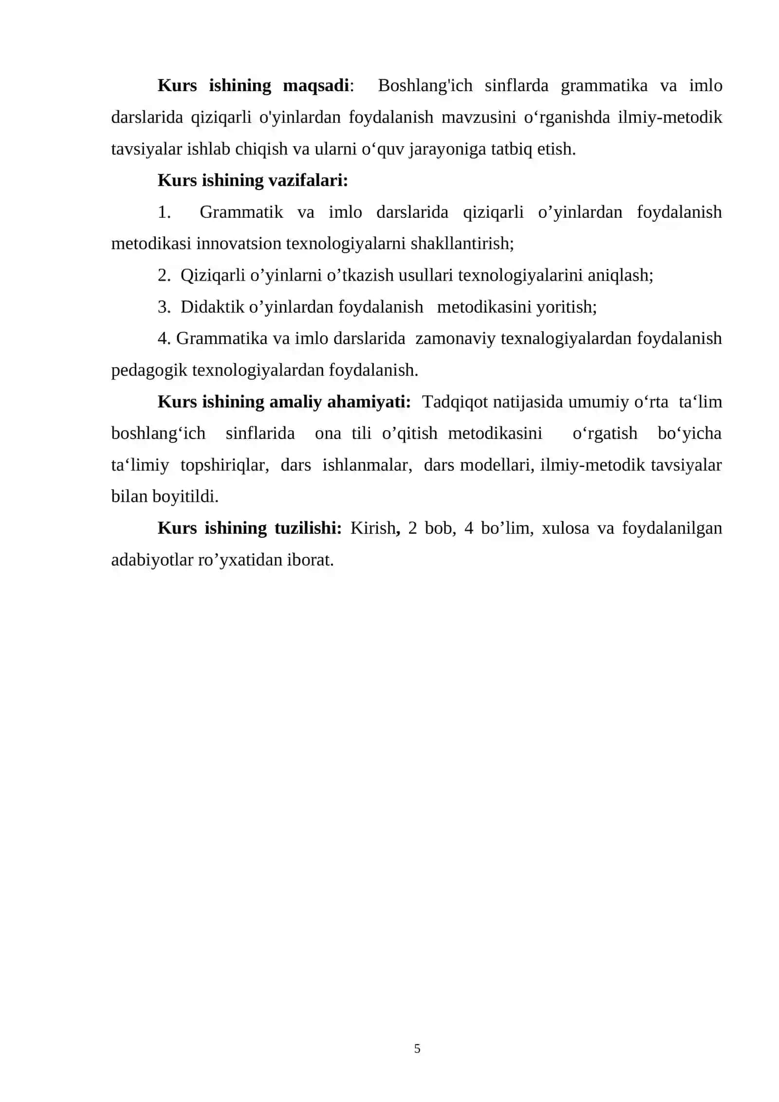 BOSHLANGICH SINF GRAMMATIKA VA IMLO DARSLARINI QIZIQARLI OYINLAR BILAN O’TKAZISH 4