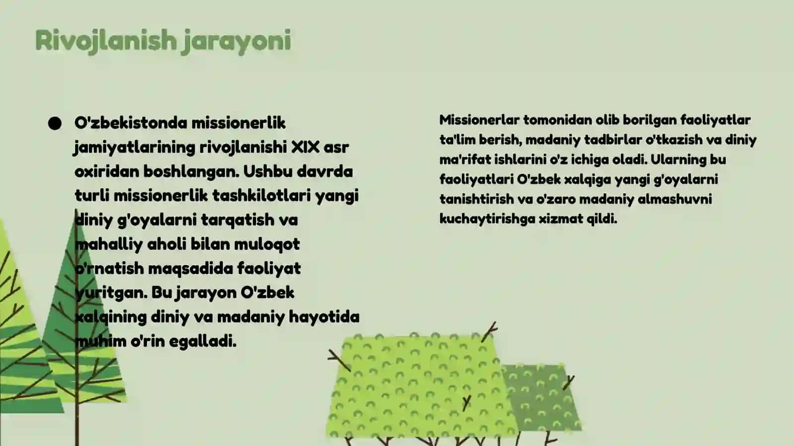 Oʻzbekistonda faoliyat koʻrsatgan missionerlik jamiyati 4