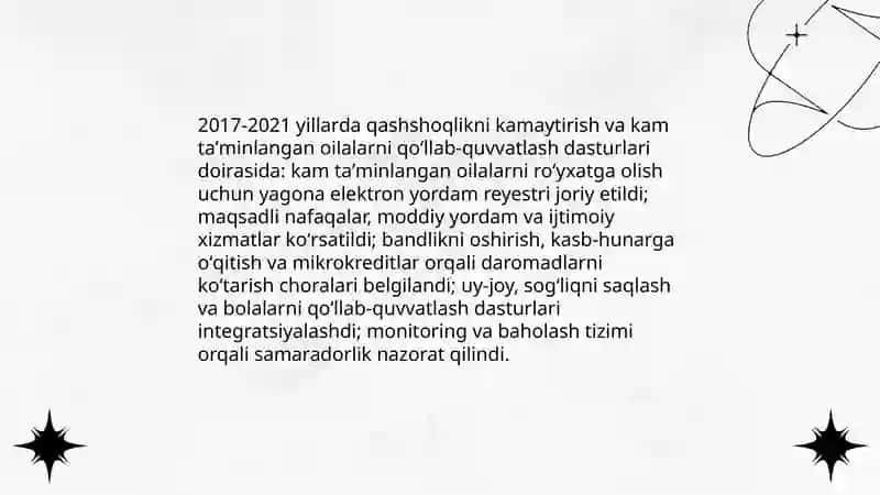 Harakatlar strategiyasidagi ijtimoiy himoya 4