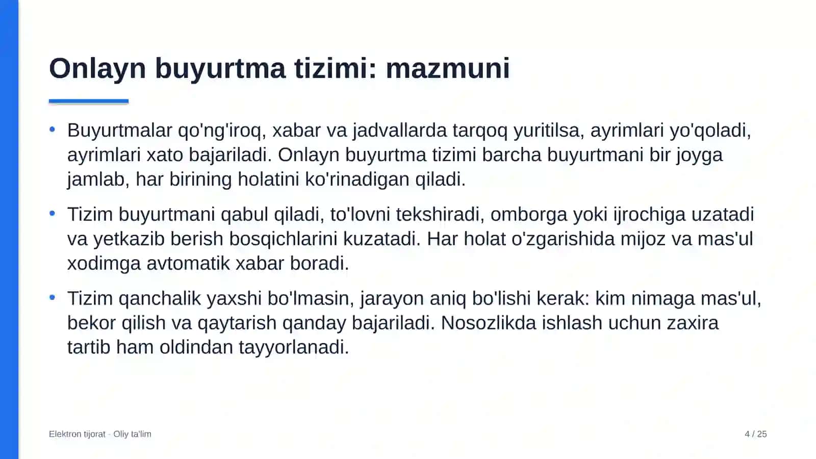 Energetika dispetcherlik markazlarida onlayn buyurtma tizimi 4