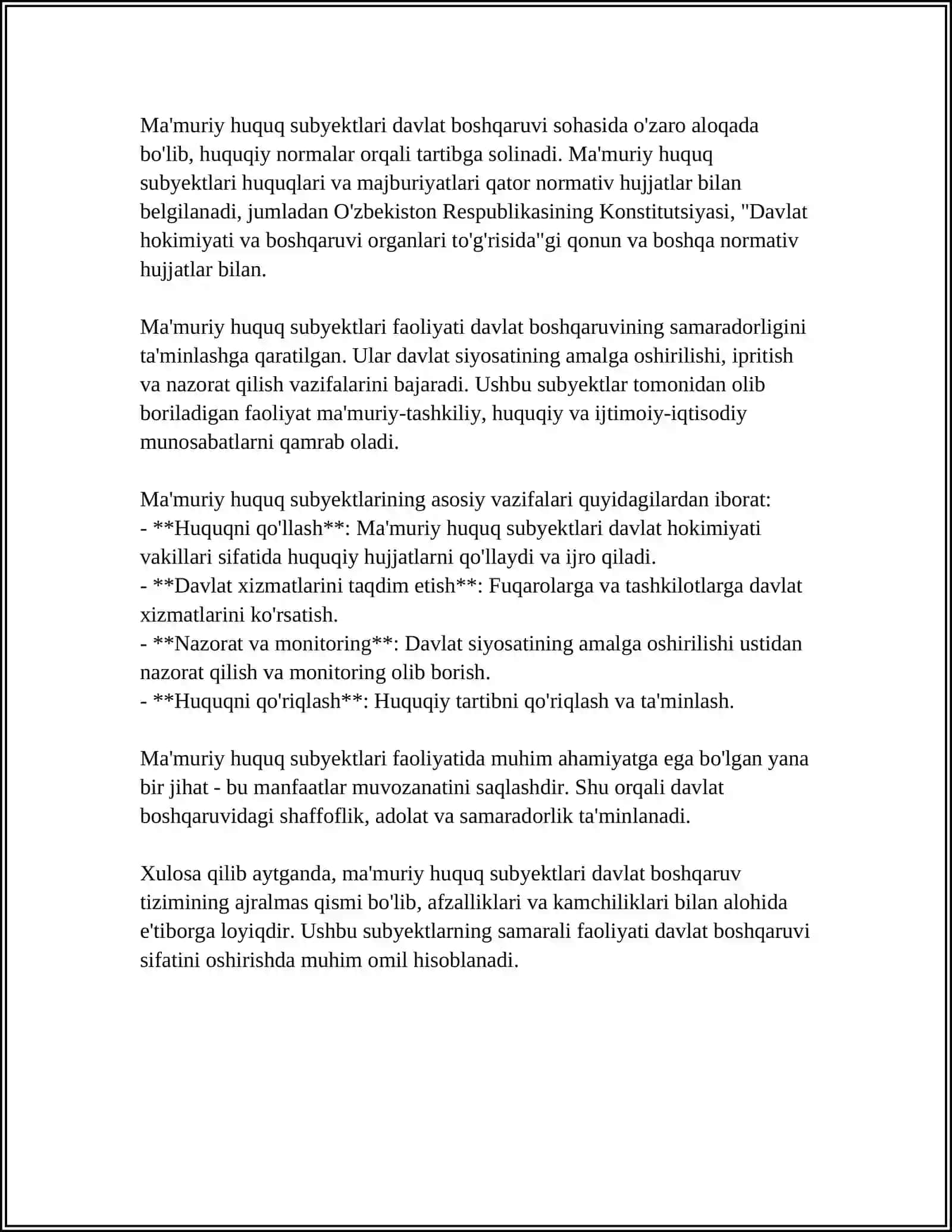 MA'MURIY HUQUQ SUBEKTLARI TUSHUNCHASI 4