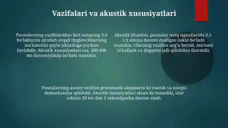 Pauza turlari 4