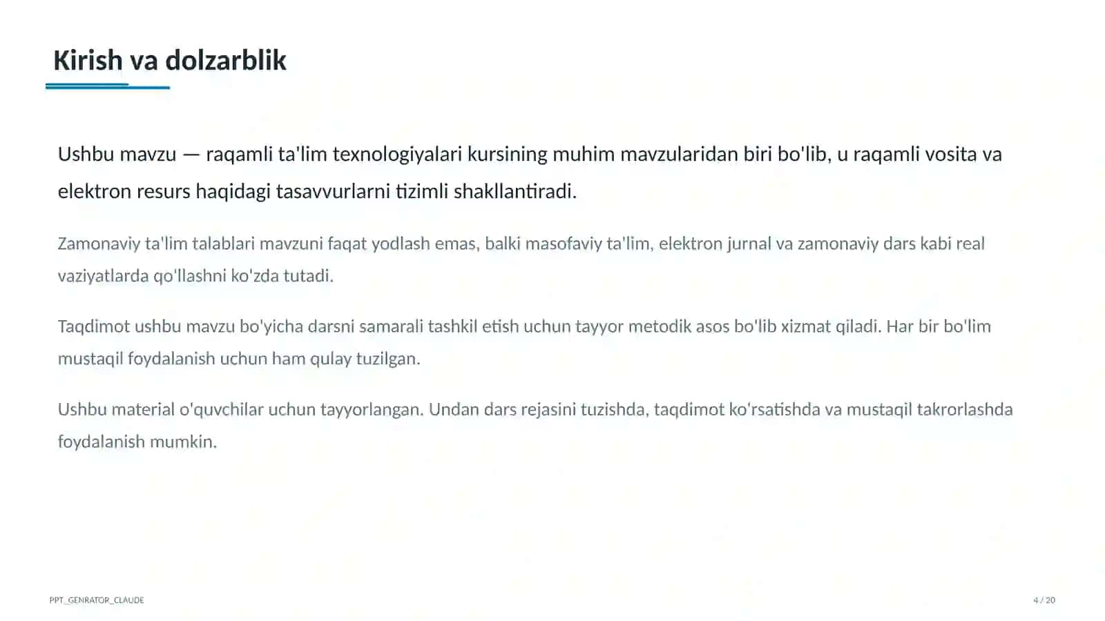 Ta'limda Telegram-botlar va kanallardan foydalanish 4