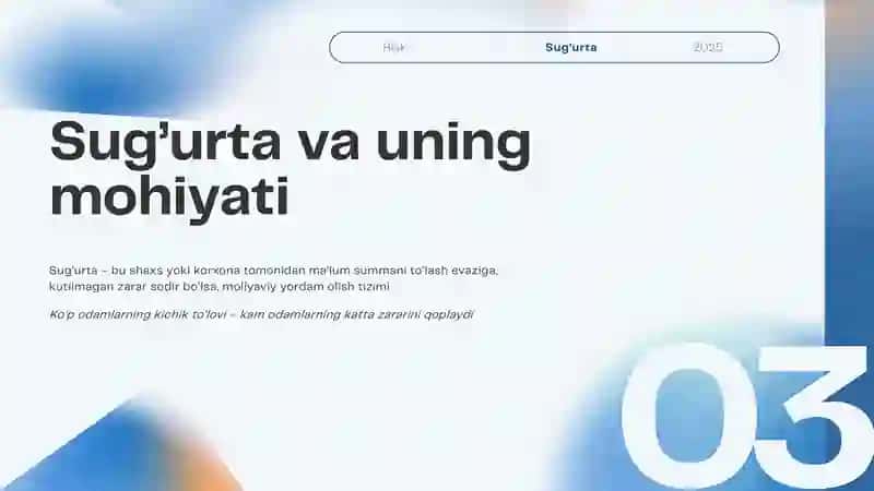 Risklarni Boshqarish va Sug'urta 4