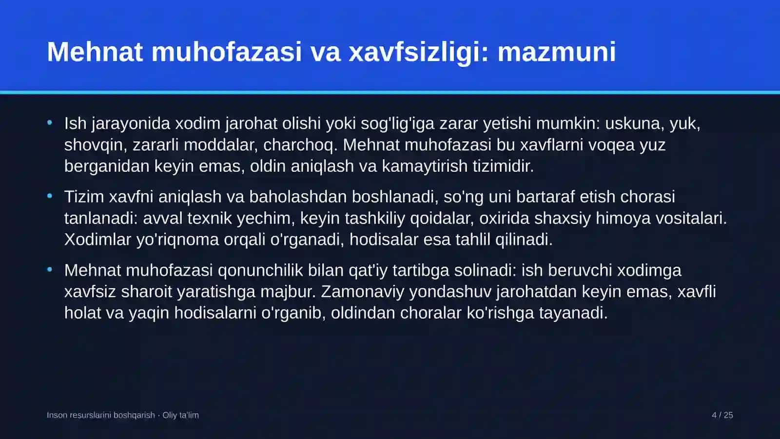 distribyutorlik kompaniyalarida mehnat muhofazasi va xavfsizligi 7999 4