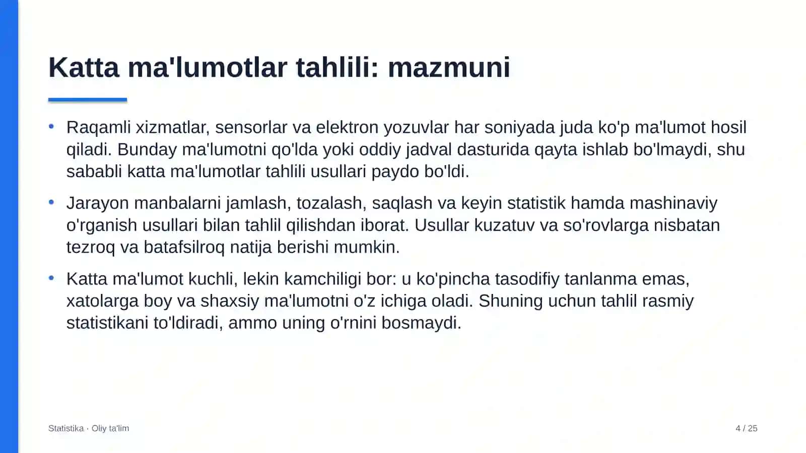 uy joy mulkdorlari shirkatlarida katta ma'lumotlar tahlili 2232 4